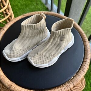 PatPat Tan Sock-Style Slip-On Sneaker
